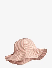 Liewood - Amelia Stripe Sun Hat - chapeau de soleil - y/d stripe tuscany rose / creme de la creme - 0