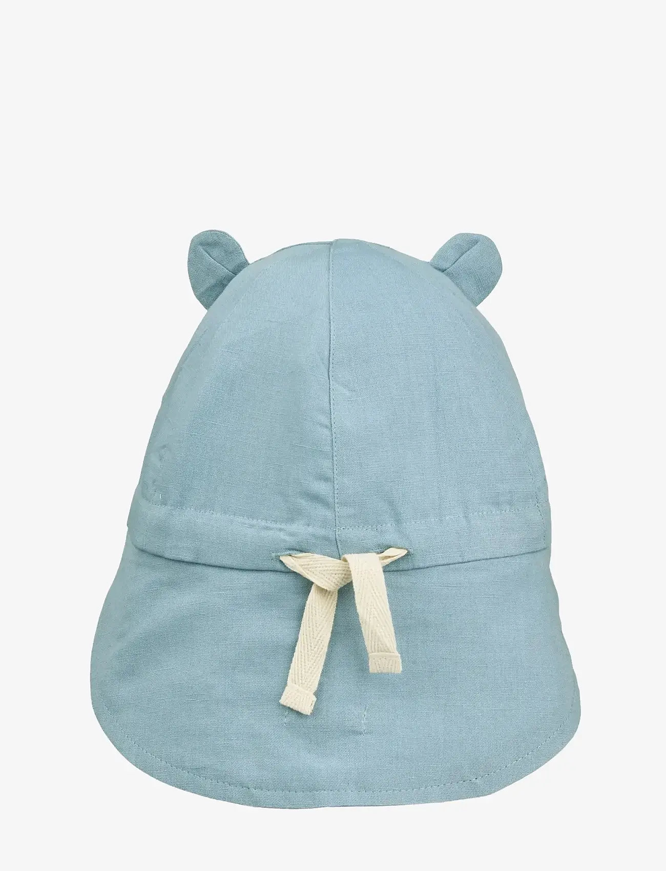 Liewood - Gorm Linen Sun Hat w Ears - solhattar - beach blue - 1