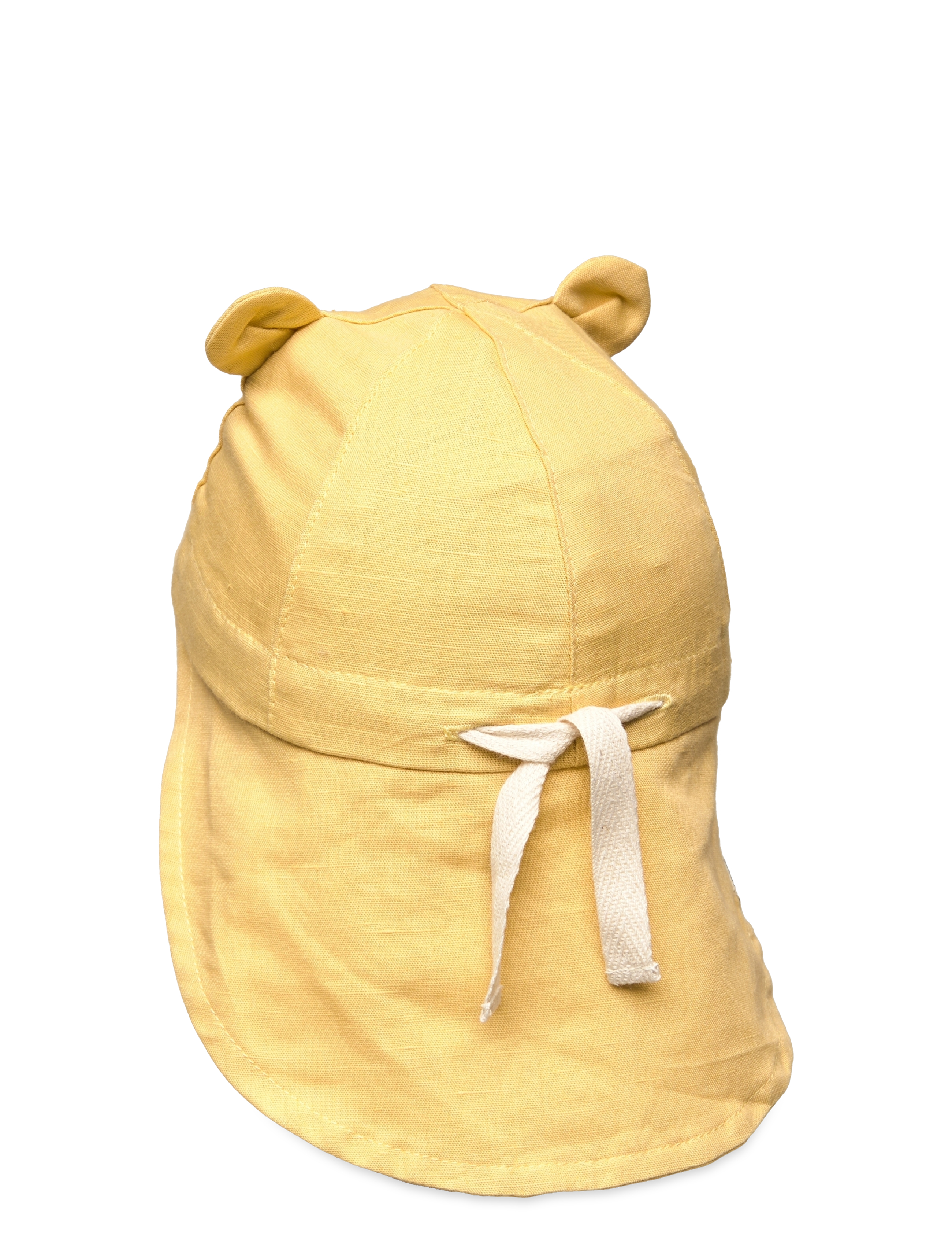 Liewood - Gorm Linen Sun Hat w Ears - solhat - crispy corn - 1