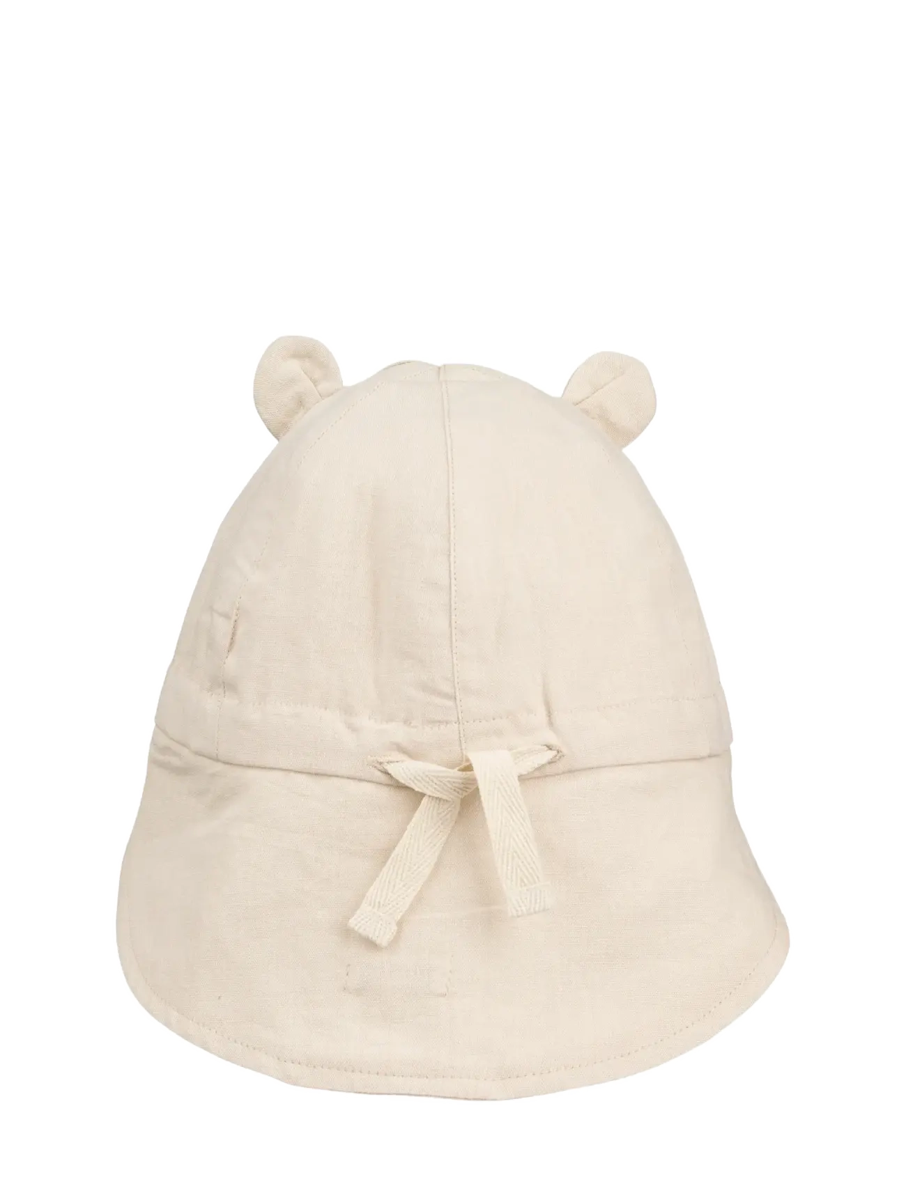 Liewood - Gorm Linen Sun Hat w Ears - skrybėlės nuo saulės - panda / sandy - 1