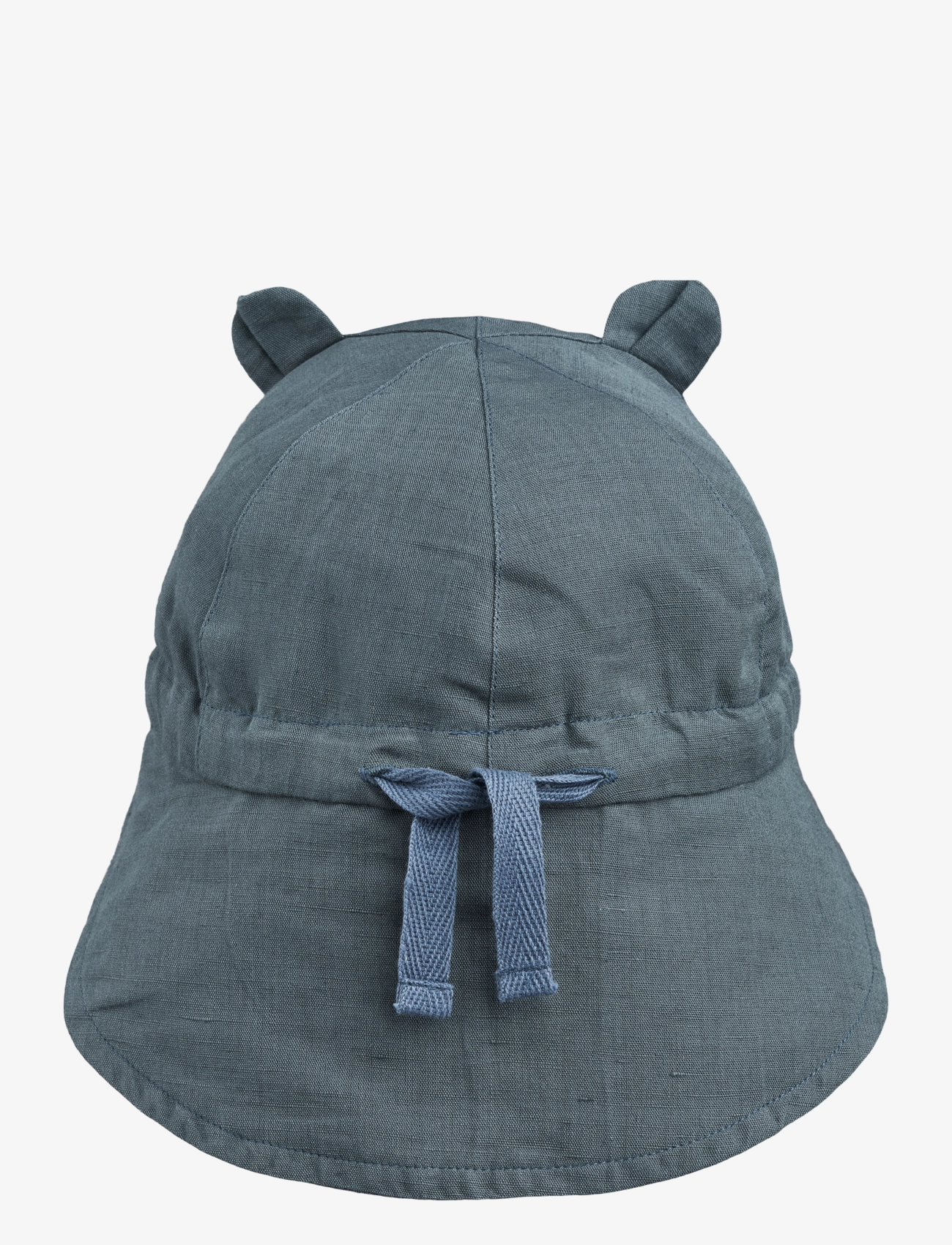 Liewood - Gorm Linen Sun Hat w Ears - hellehattu - whale blue - 1