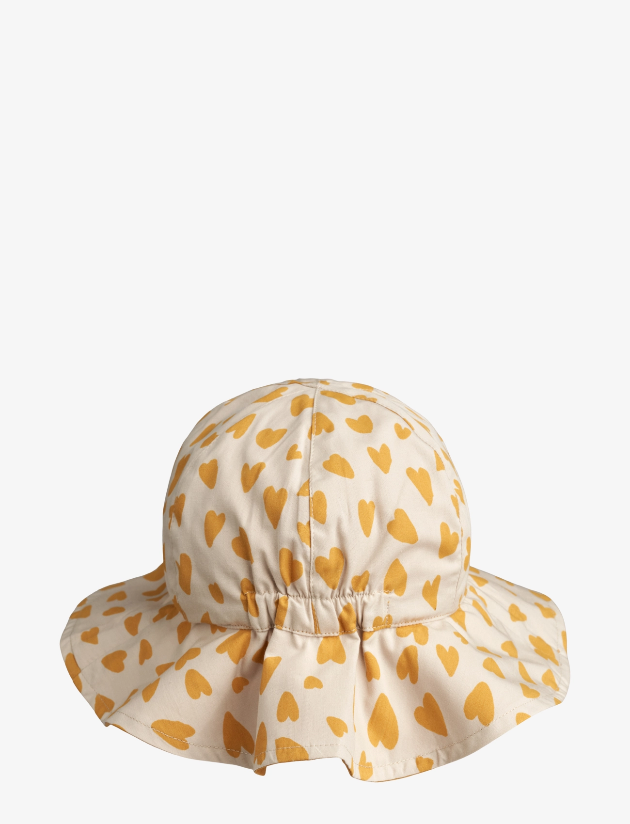 Liewood - Amelia Reversible Sun Hat - accessories - hearts sandy / yellow mellow - 2