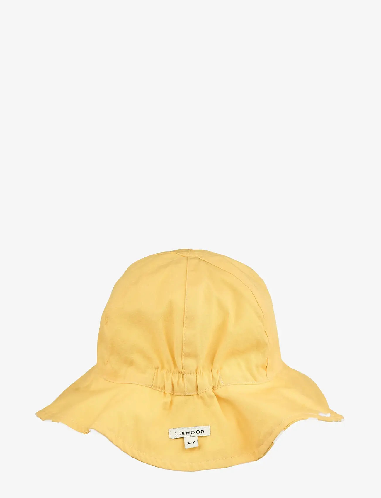 Liewood - Amelia Reversible Sun Hat - solhattar - flower / lemon yellow - 1