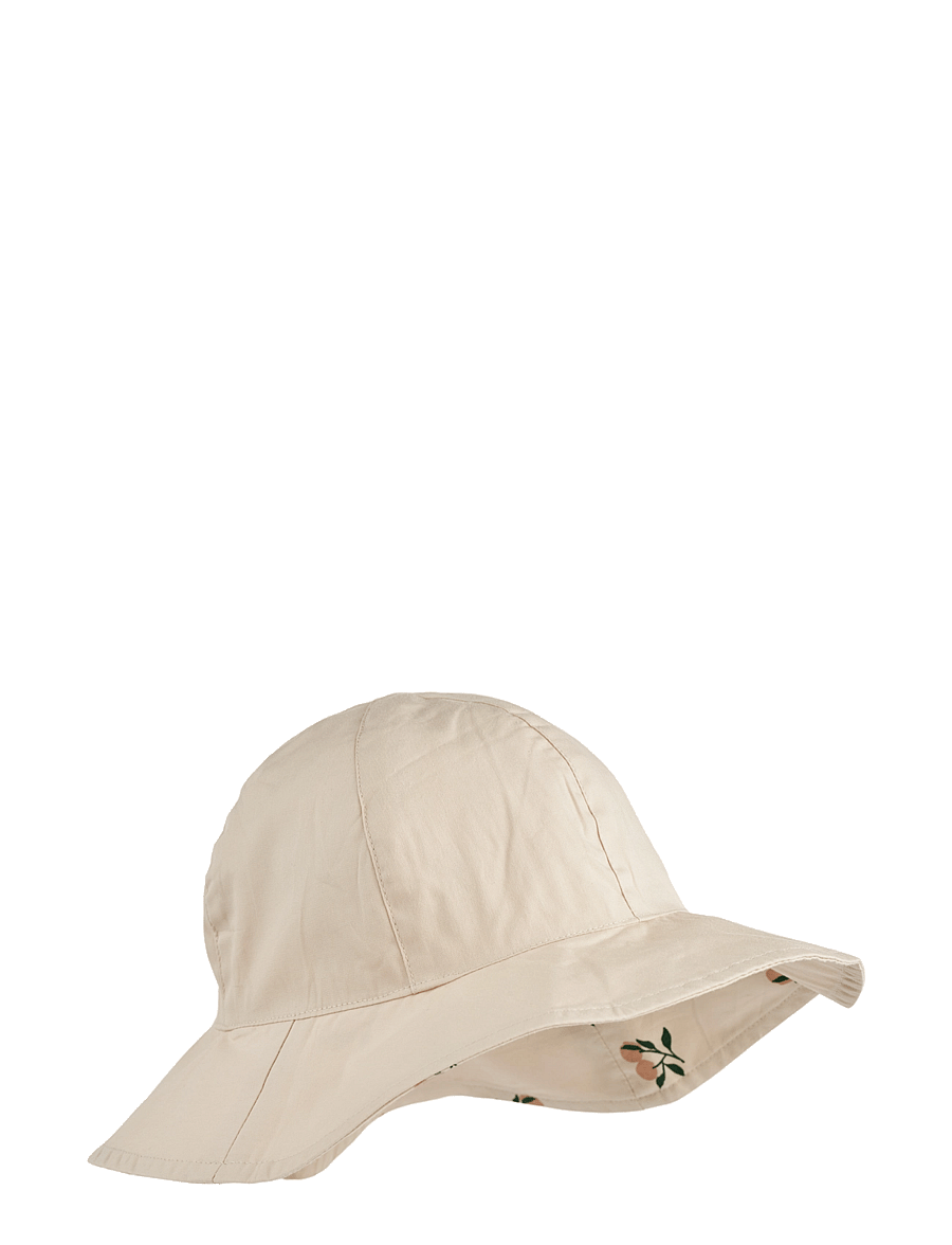 Liewood - Amelia Reversible Sun Hat - sun hats - peach / sandy - 1