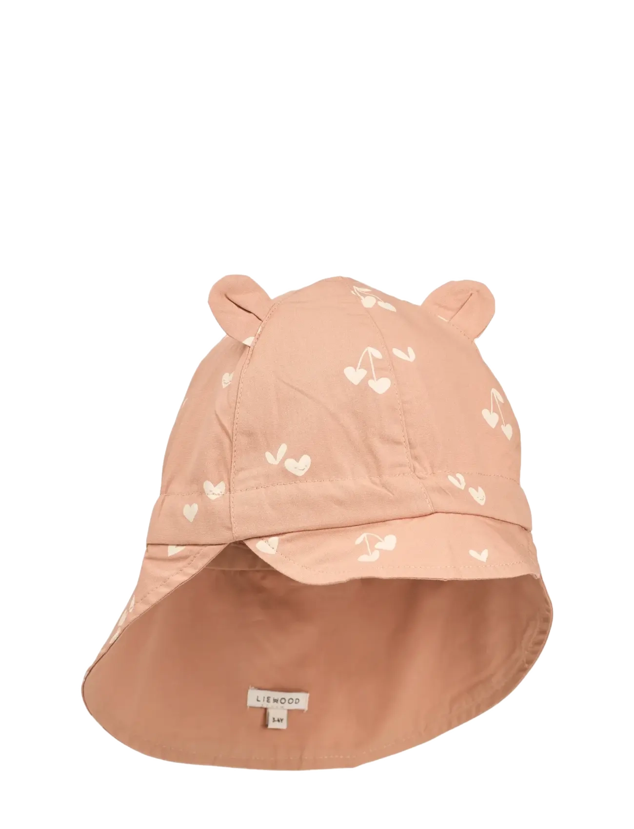 Liewood Gorm Reversible Sun Hat With Ears - Liewood - SWEETHEARTS / PALE TUSCANY / pink/rose