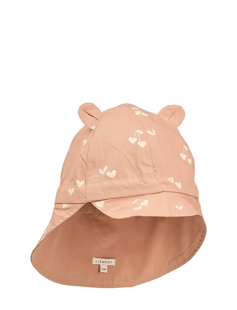 Liewood - Gorm Reversible Sun Hat w Ears - solhattar - sweethearts / pale tuscany - 0