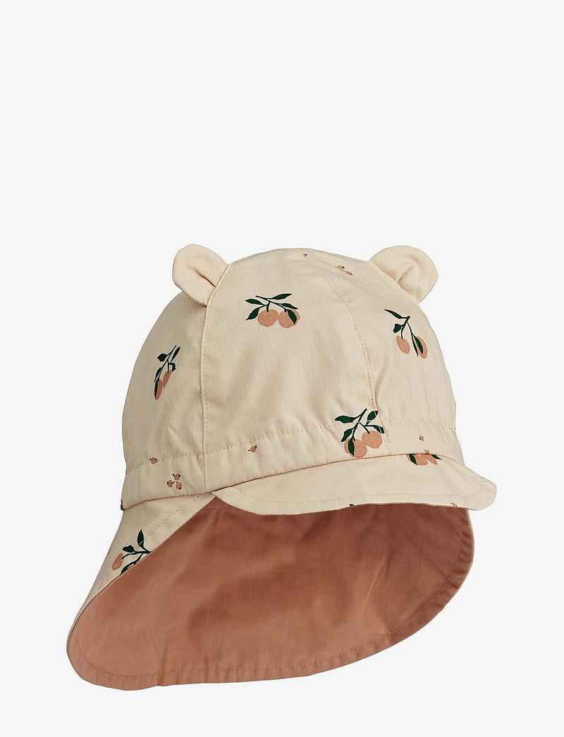 Liewood - Gorm Reversible Sun Hat With Ears - hellehatut - peach seashell / pale tuscany - 0