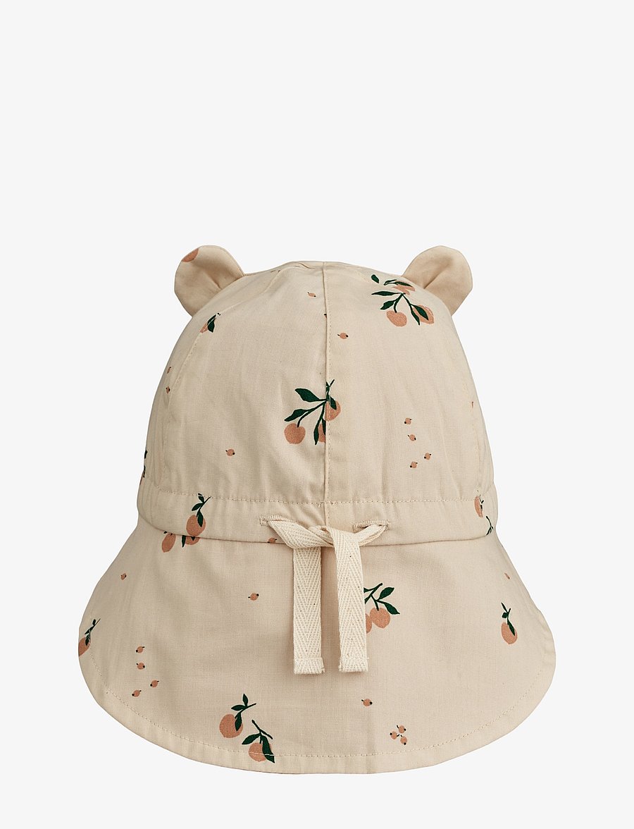 Liewood - Gorm Reversible Sun Hat w Ears - sólhattar - peach seashell / pale tuscany - 1