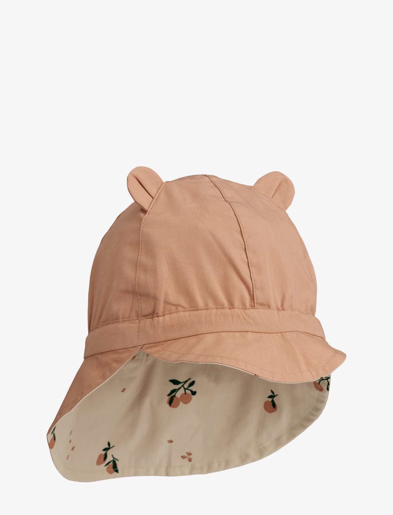 Liewood - Gorm Reversible Sun Hat w Ears - sólhattar - peach seashell / pale tuscany - 2