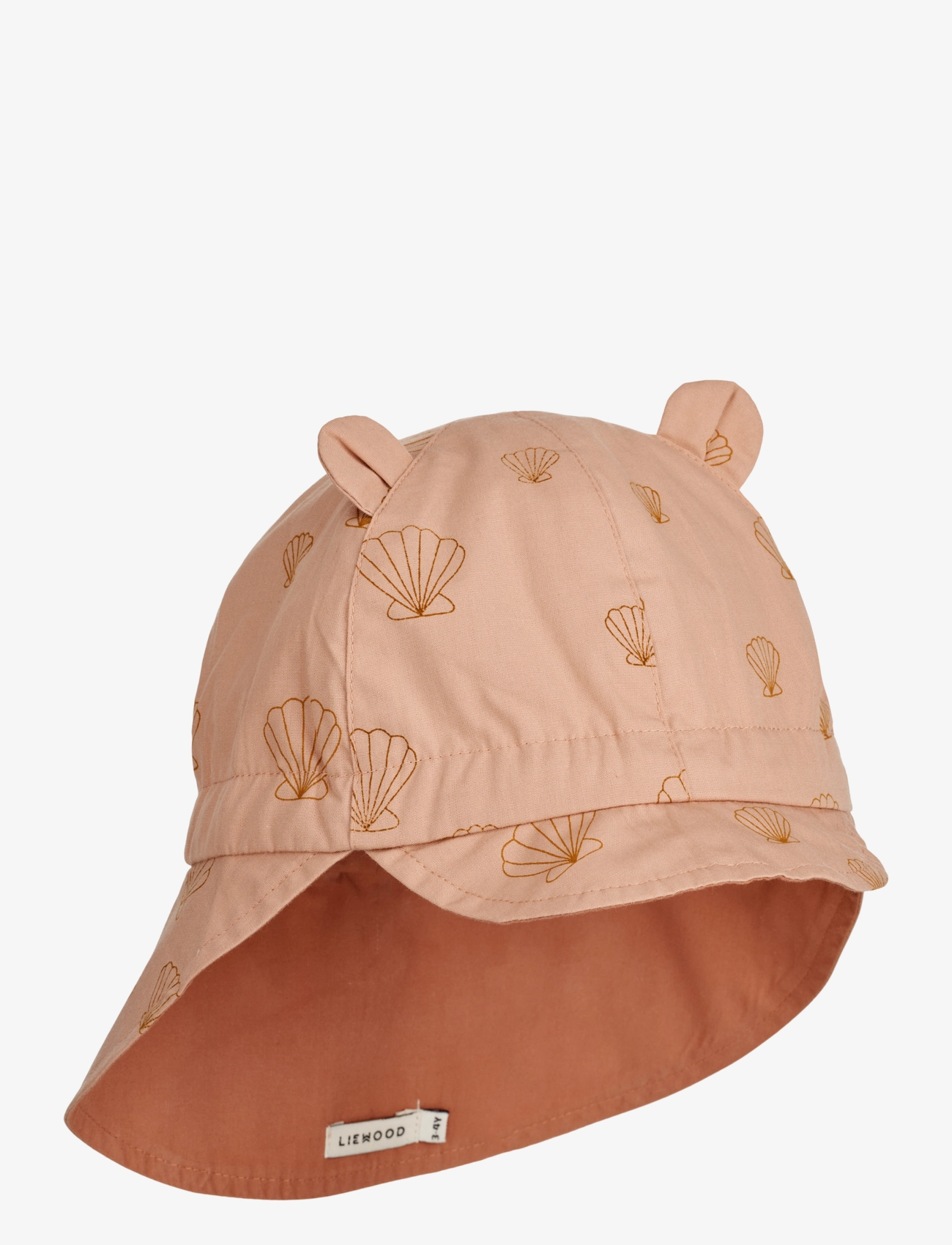 Gorm Reversible Sun Hat With Ears - SHELL PALE TUSCANY  / SEA SHELL