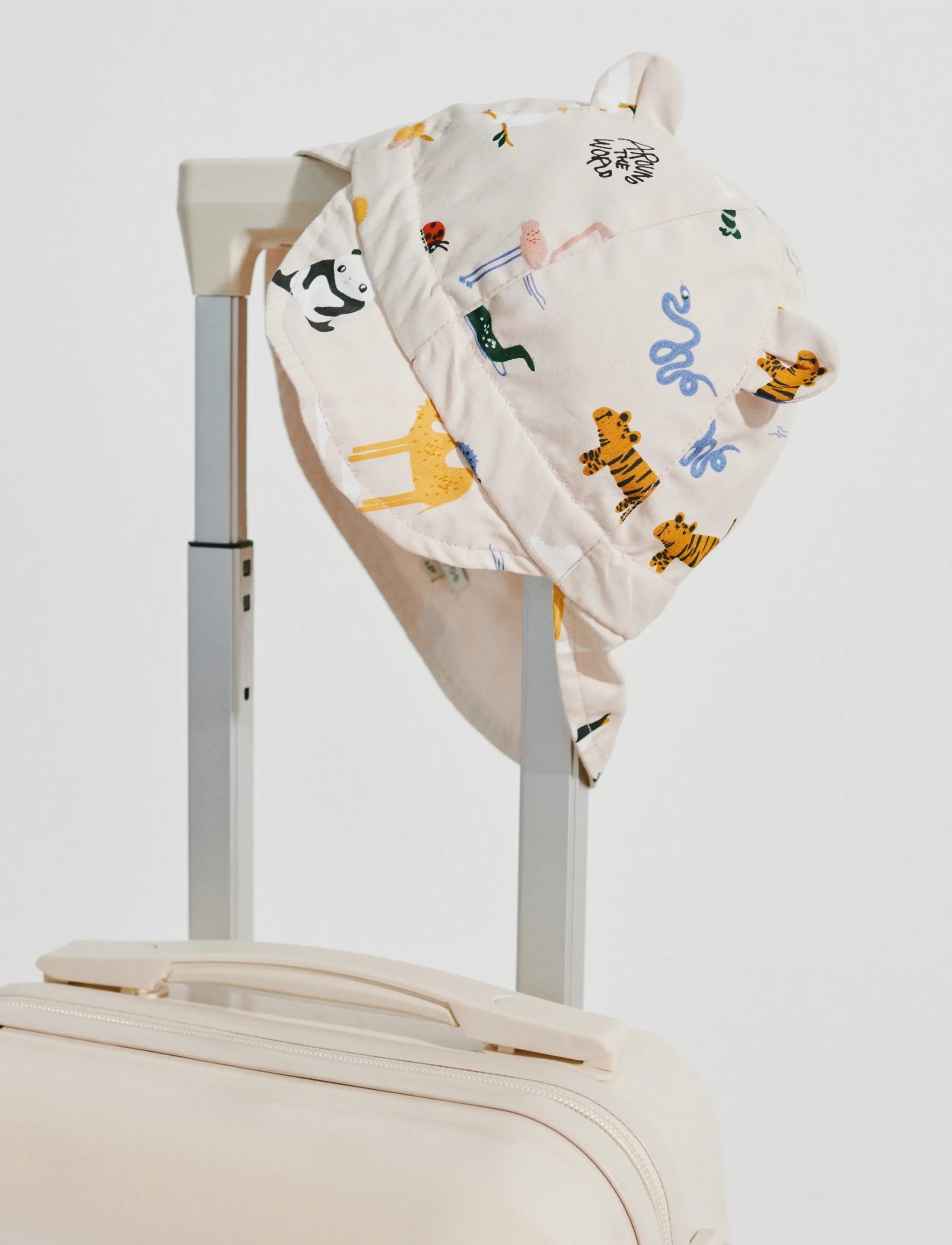 Liewood Gorm Reversible Sun Hat w Ears - Liewood - AROUND THE WORLD / SANDY / cream