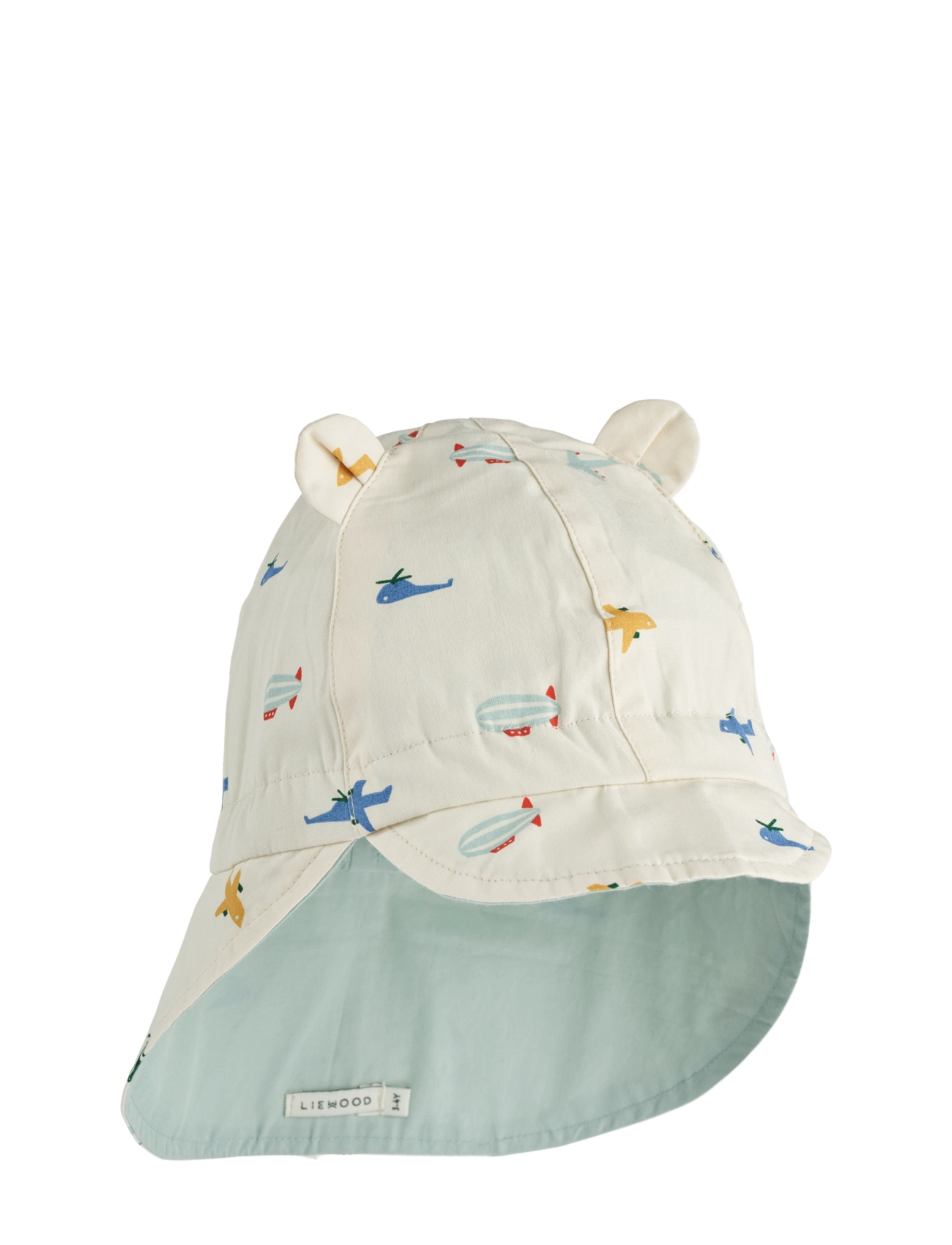 Liewood Gorm Reversible Sun Hat w Ears - Liewood - AVIATOR / ECRU / cream