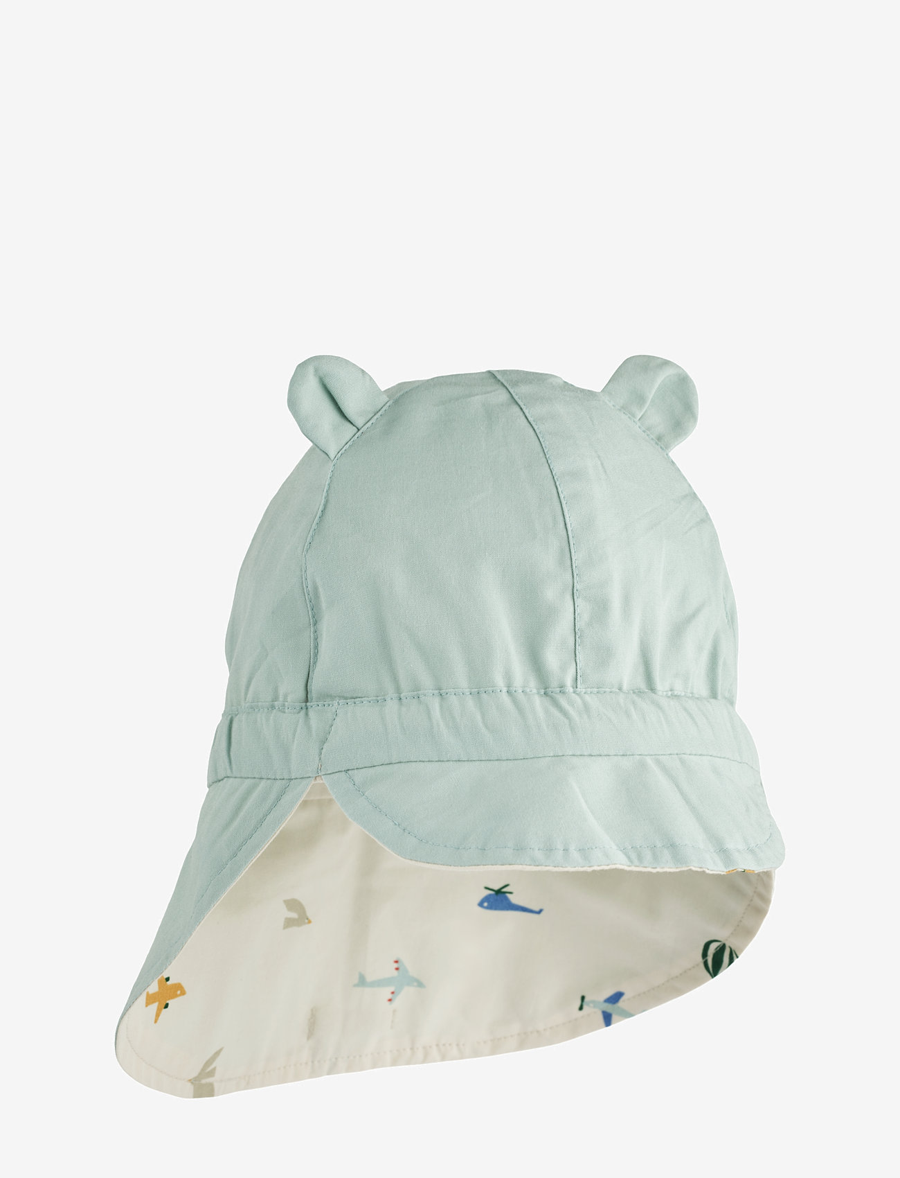 Liewood - Gorm Reversible Sun Hat With Ears - solhatte - aviator / ecru - 1