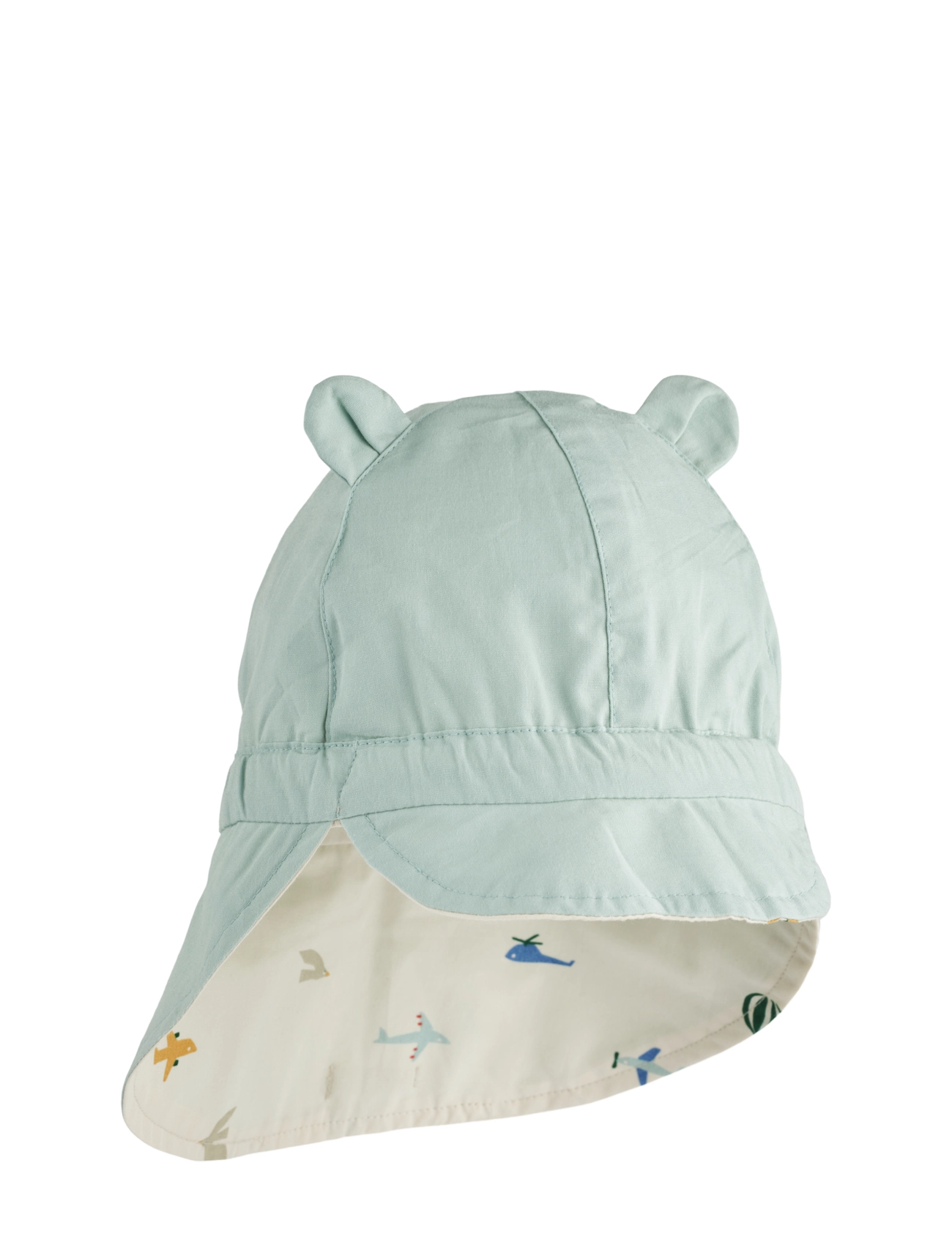 Liewood - Gorm Reversible Sun Hat w Ears - solhat - aviator / ecru - 1