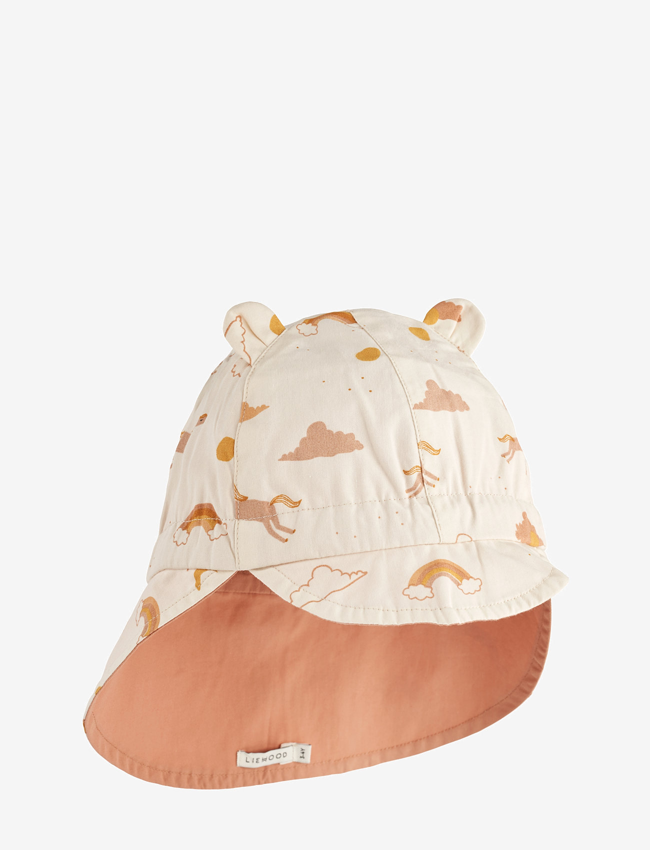 Liewood - Gorm Reversible Sun Hat With Ears - solhattar - dream / ecru - 0