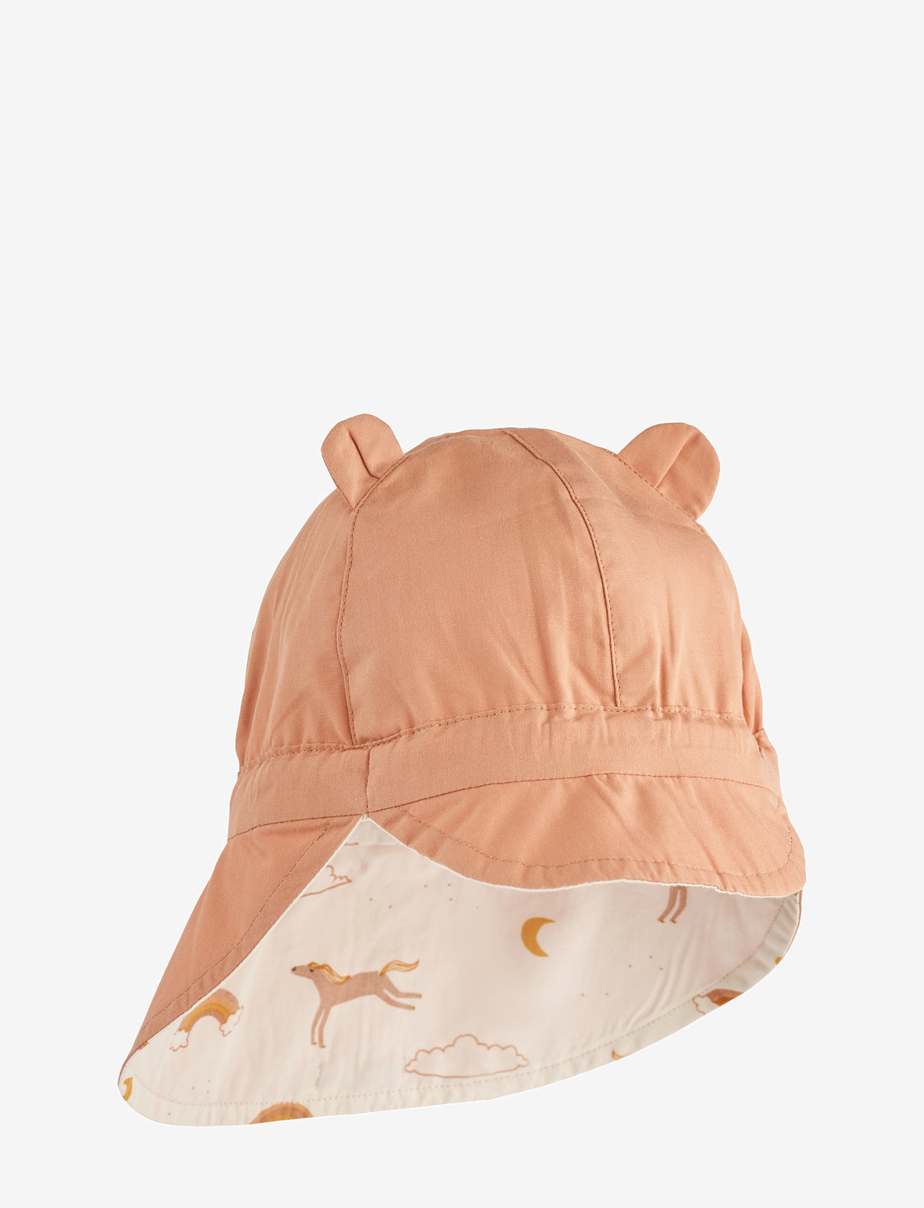 Liewood - Gorm Reversible Sun Hat With Ears - solhattar - dream / ecru - 1