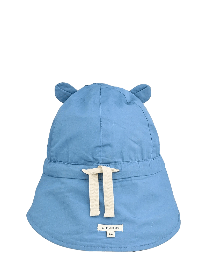 Liewood - Gorm Reversible Sun Hat w Ears - solhattar - sailing / sandy - 1