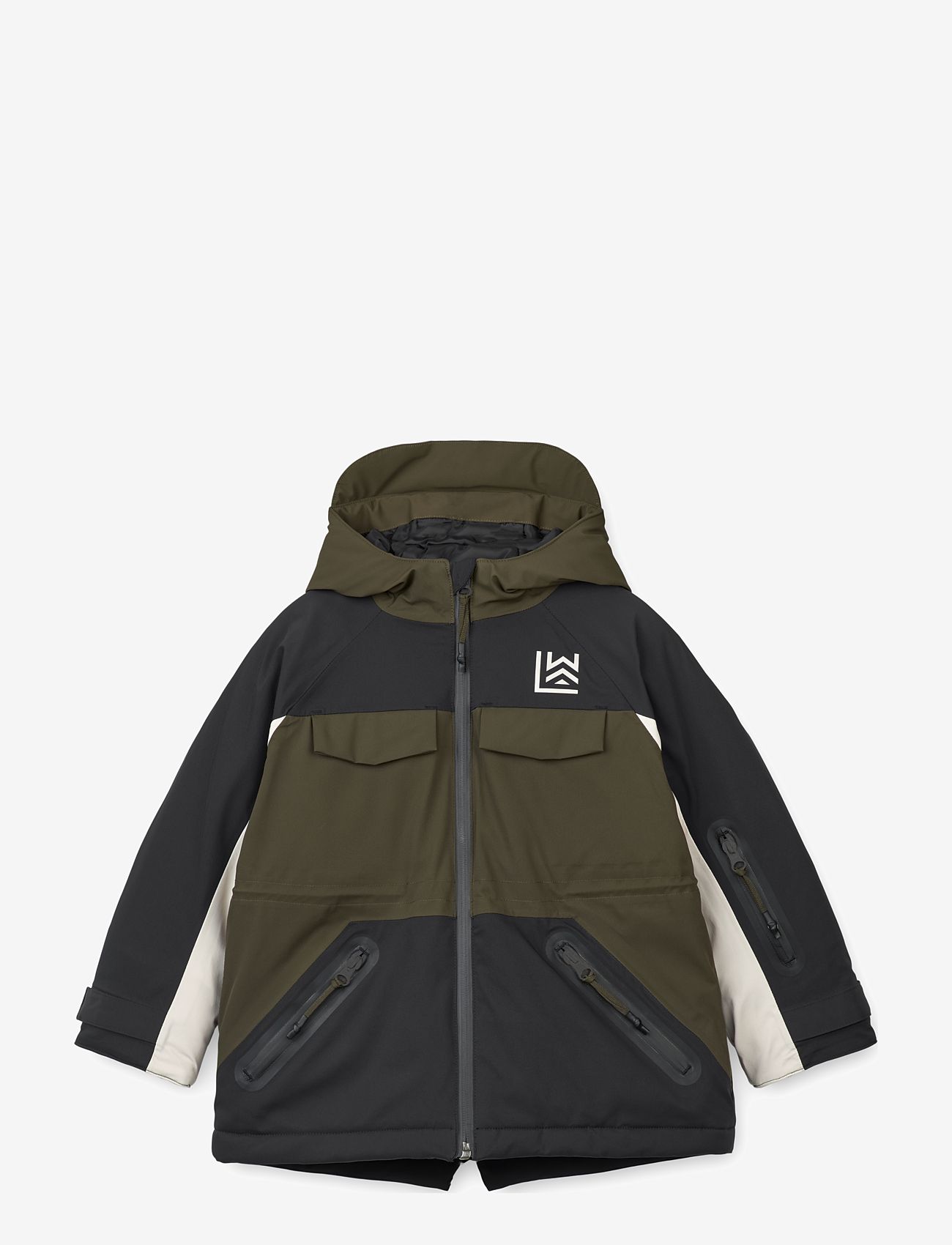 Liewood - Kalle Snow Jacket - black panther mix - 0