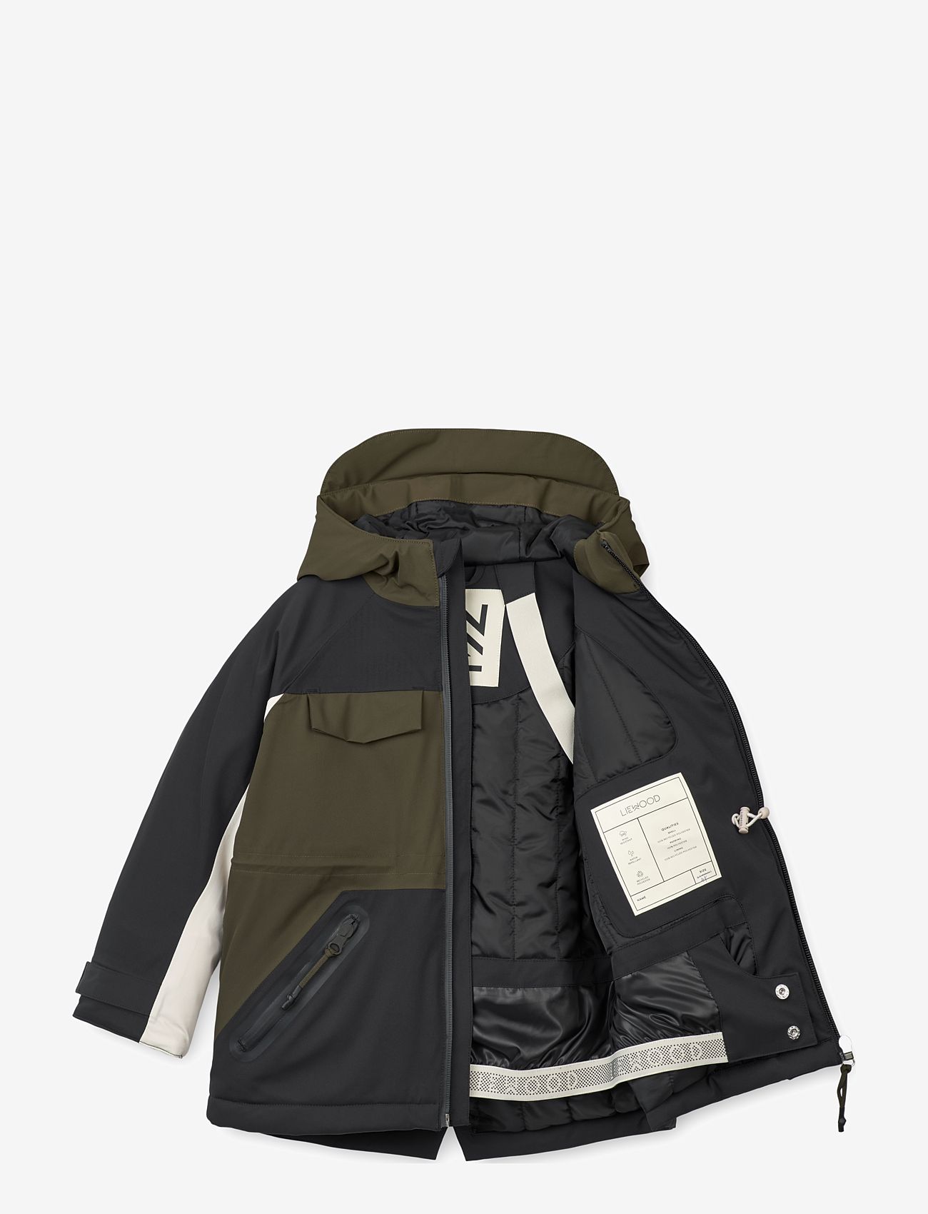 Liewood - Kalle Snow Jacket - black panther mix - 2