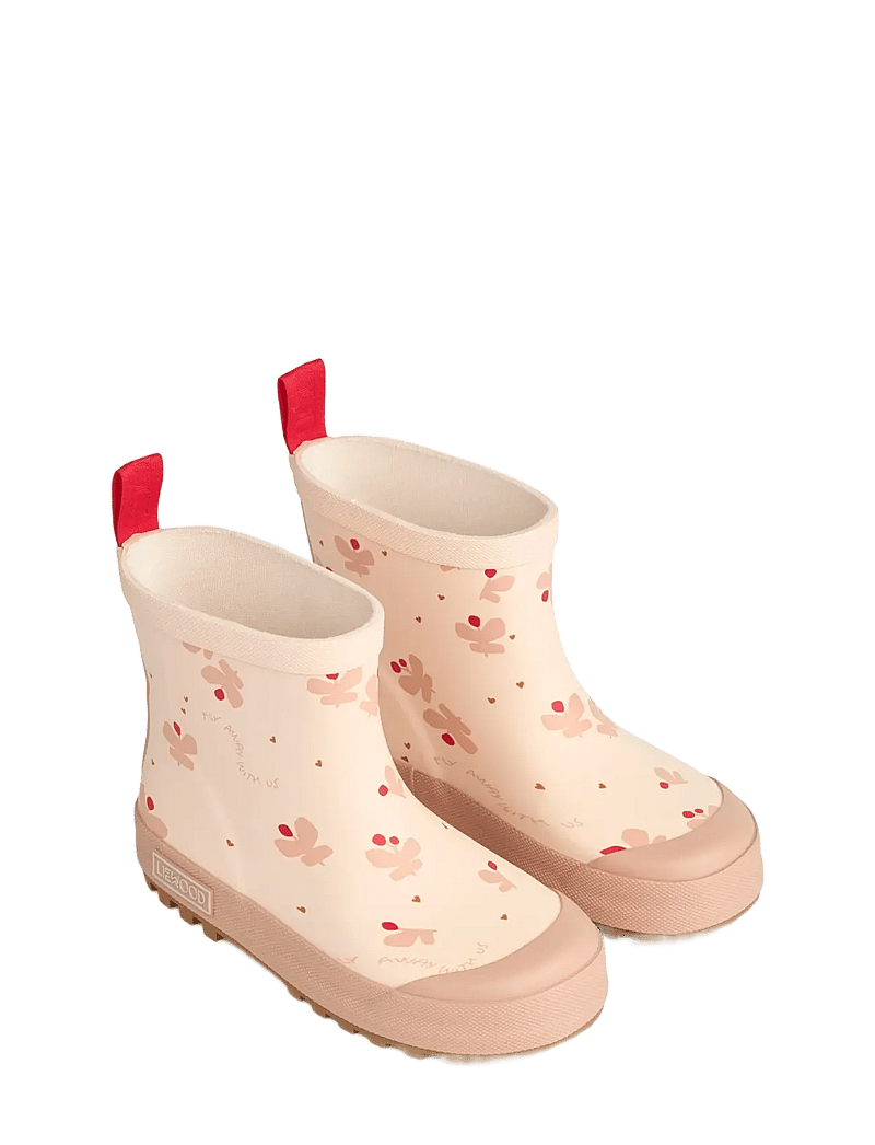 Liewood - Tekla Printed Rainboot - ofodrade gummistövlar - mini butterfly / apple blossom - 0