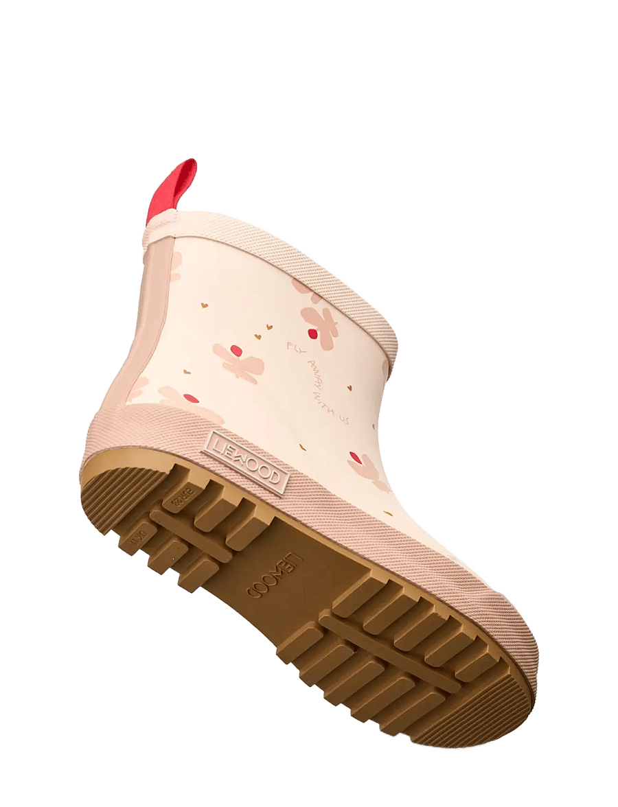 Liewood - Tekla Printed Rainboot - voodrita kummikud - mini butterfly / apple blossom - 1
