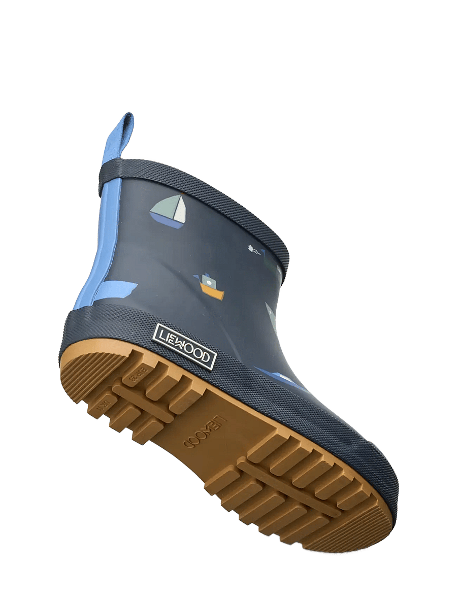 Liewood - Tekla Printed Rainboot - ofodrade gummistövlar - sailing / classic navy - 1