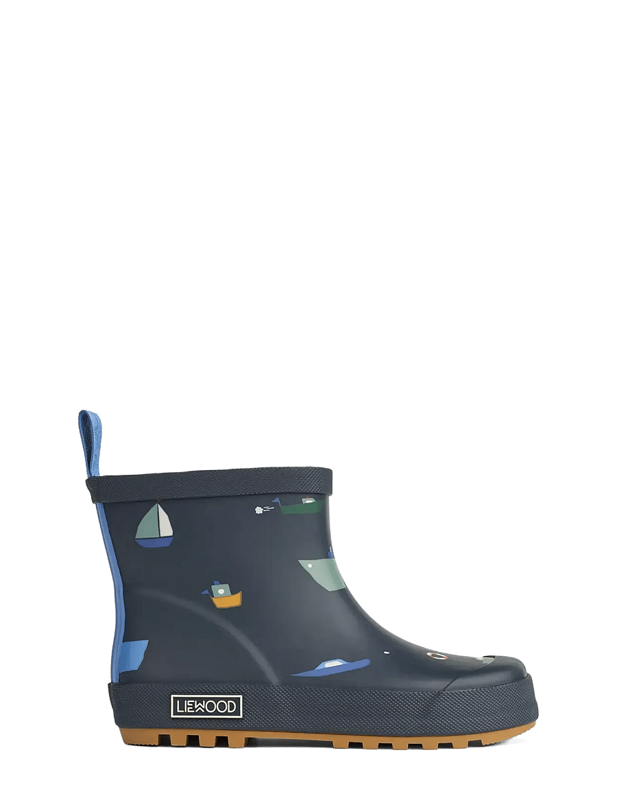 Liewood - Tekla Printed Rainboot - ofodrade gummistövlar - sailing / classic navy - 2