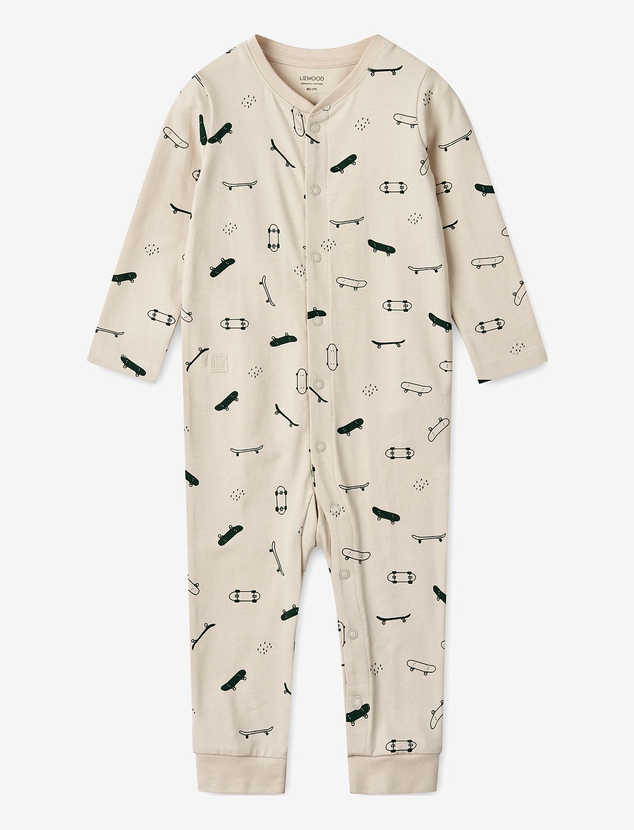 Liewood - Birk printed pyjamas jumpsuit - skate sandy - 1