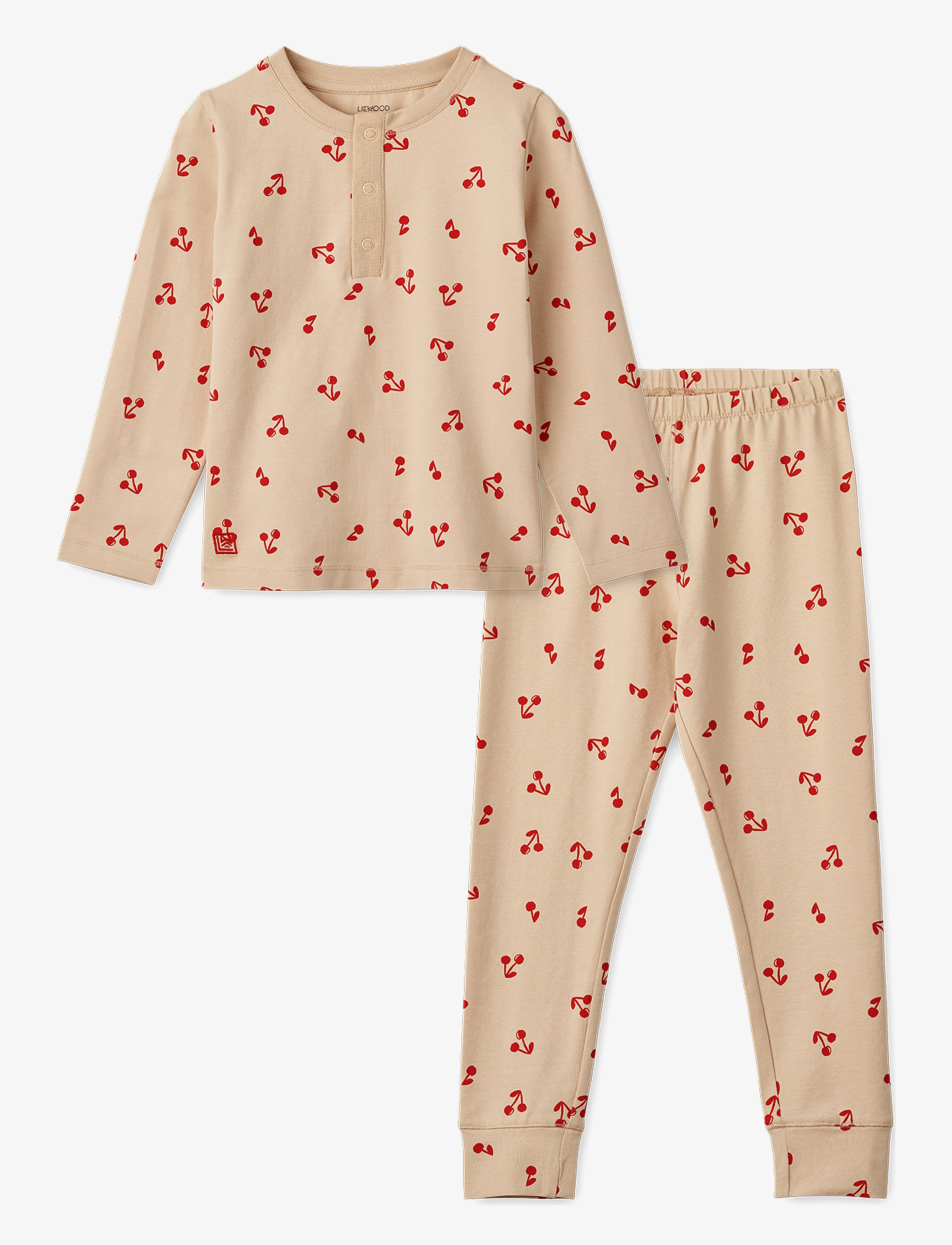 Wilhelm Printed Pyjamas Set - CHERRIES / APPLE BLOSSOM