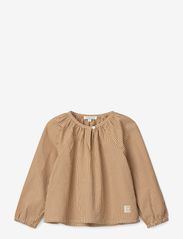 Alfa Blouse Shirt - Y/D CHECK GOLDEN CARAMEL / SANDY