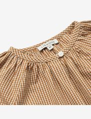 Liewood - Alfa Blouse Shirt - puserot ja tunikat - y/d check golden caramel / sandy - 2