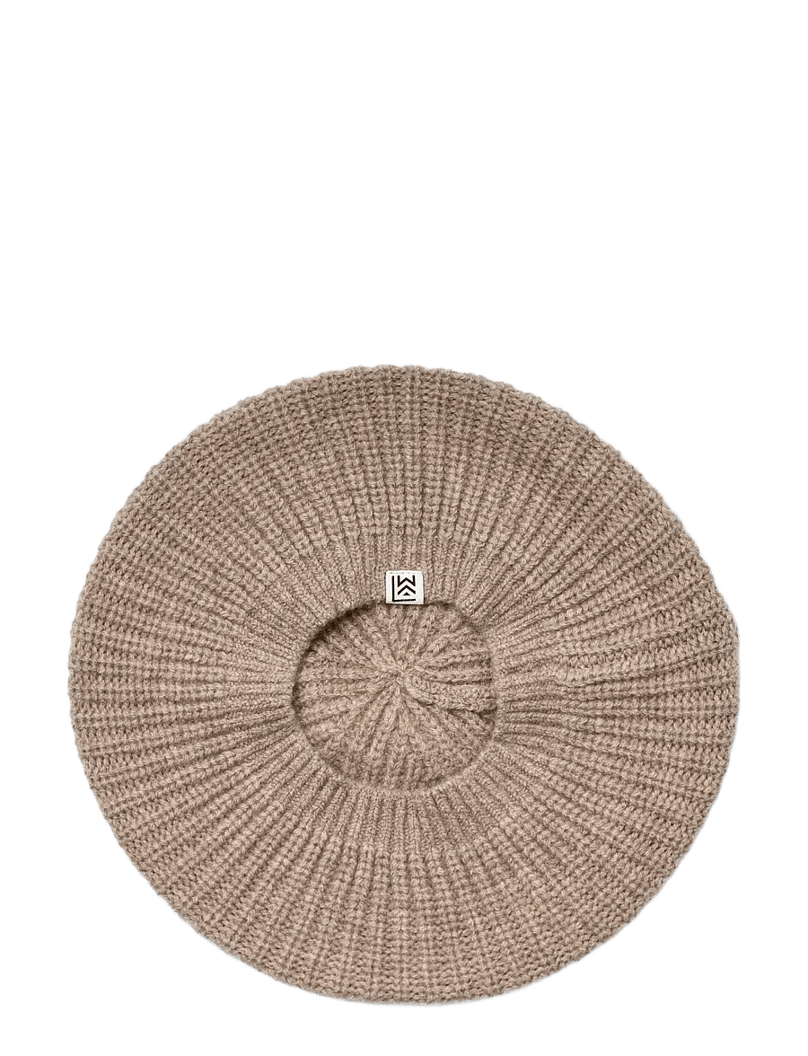 Liewood - Borg Beret Hat - talvemütsid - oat melange - 2