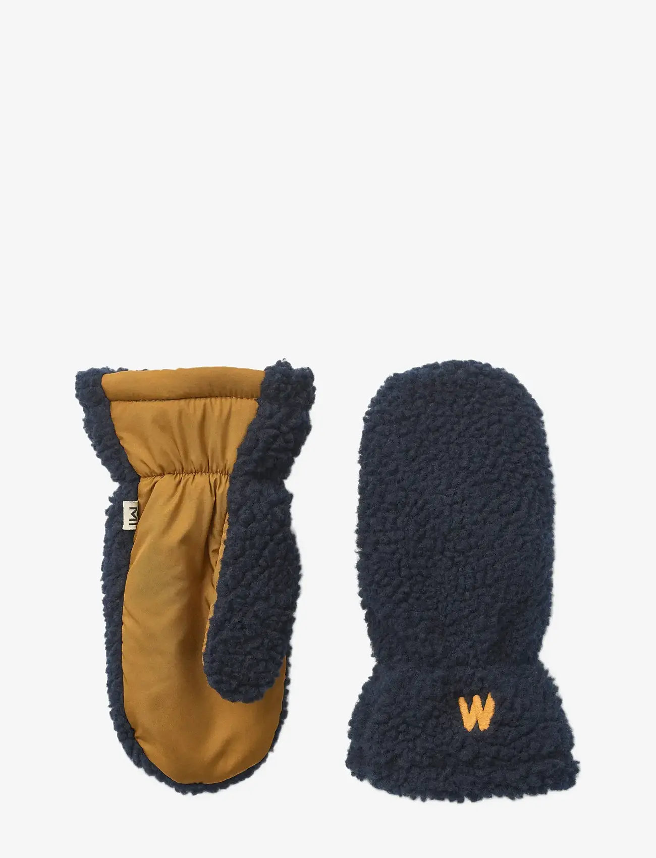 Liewood - Grethe Pile Gloves - hats & gloves - classic navy multi mix - 0