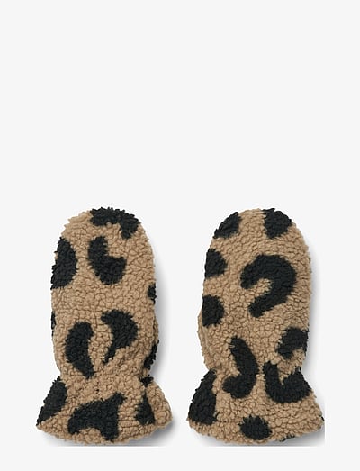 Liewood Grethe Pile Gloves - Mützen & Handschuhe - MEGA LEO / OAT MIX / beige
