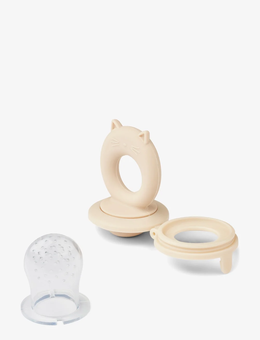 Liewood - Miranda Cat Shape Food Feeder 2-Pack - lebensmittelbeutel - tuscany rose / apple blossom - 3