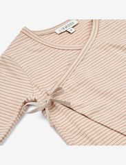 Liewood - Bolde Baby Stripe Jumpsuit - schlafoveralls - y/d stripe sandy / tuscany rose - 2