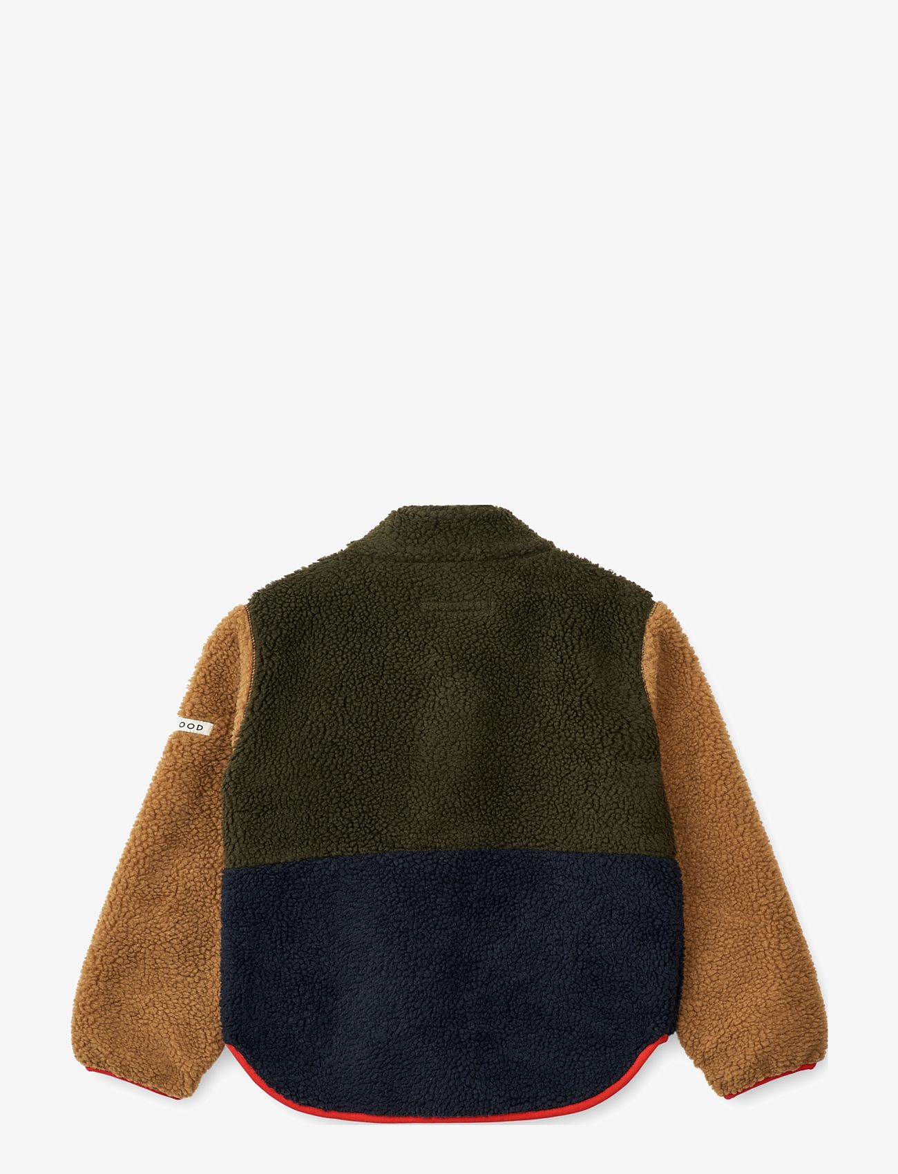 Liewood - Nolan Pile Jacket - army brown multi mix - 1