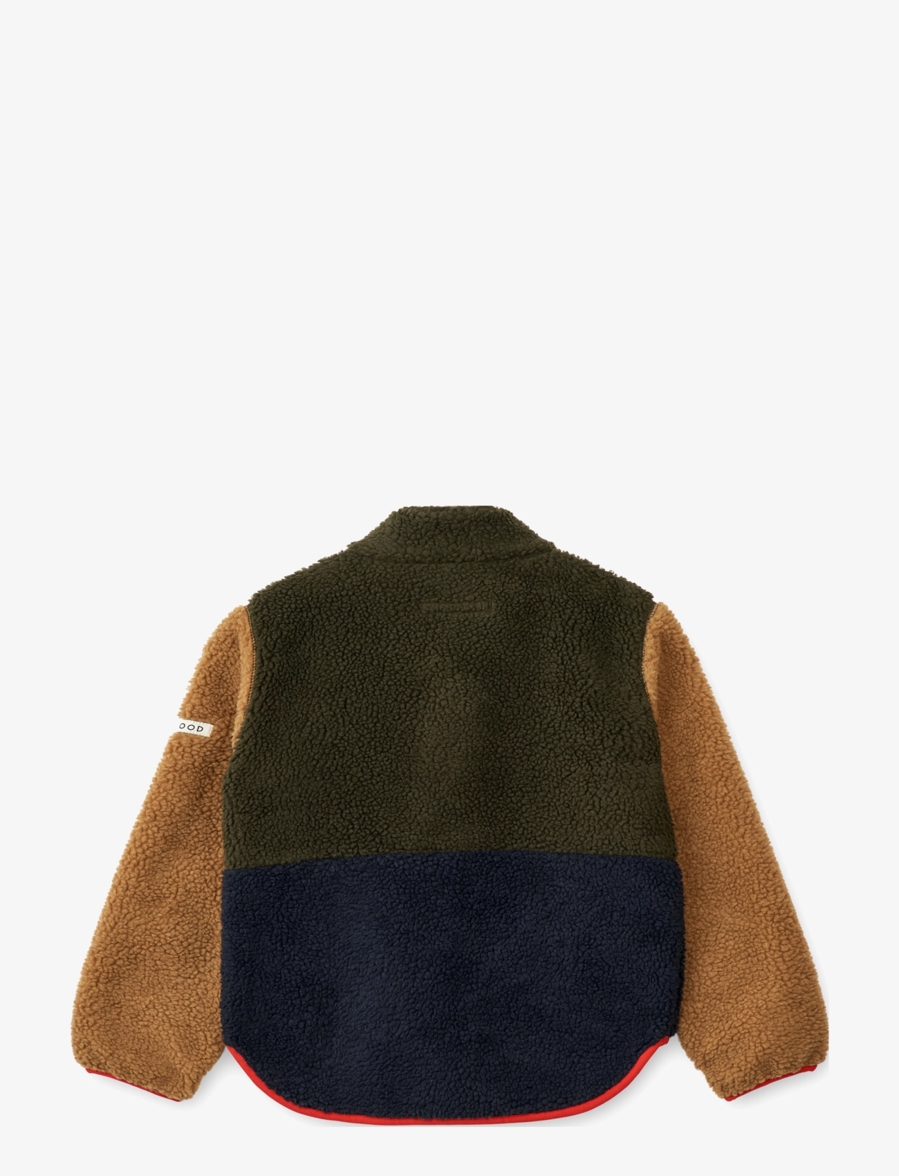 Liewood - Nolan Pile Jacket - army brown multi mix - 1