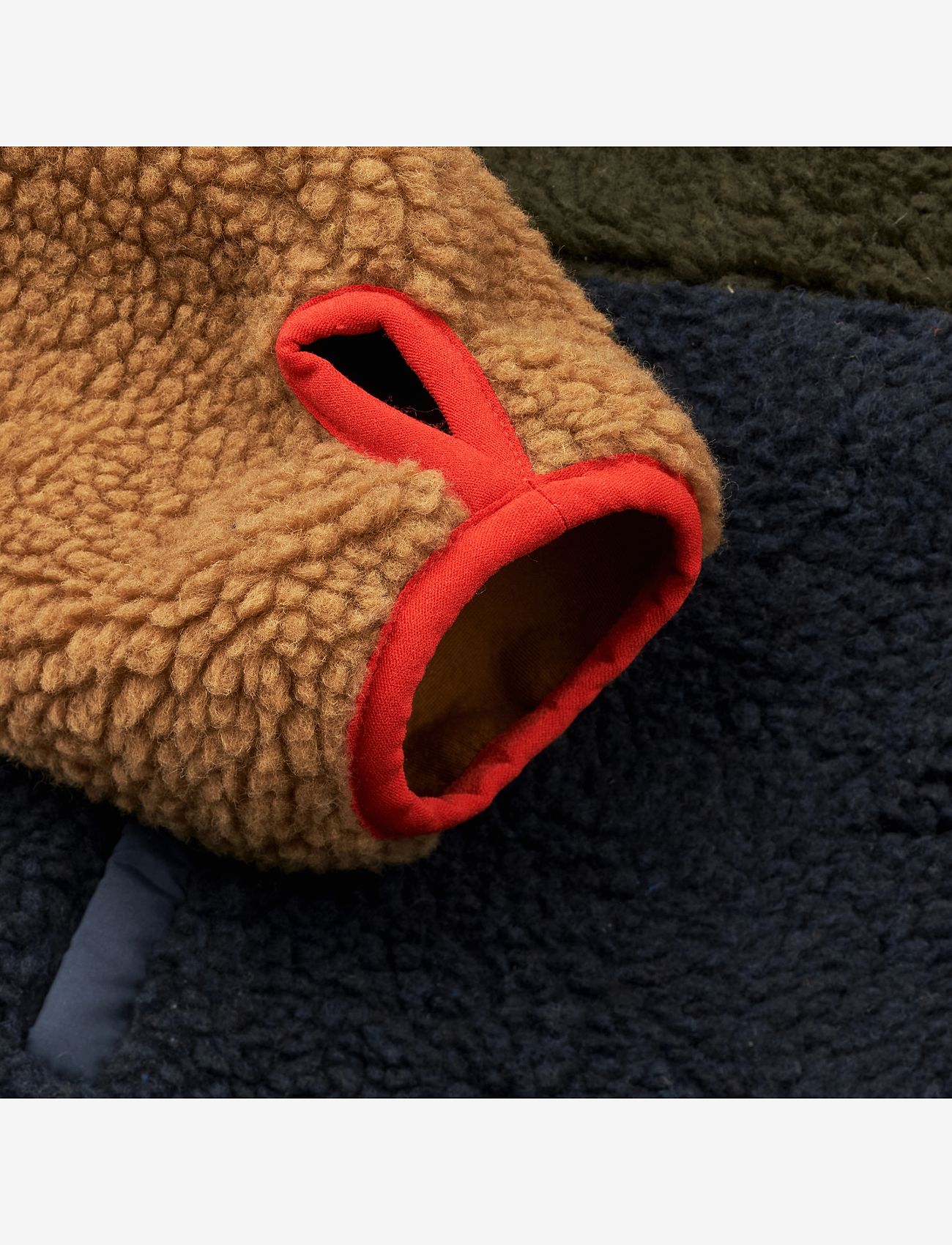 Liewood - Nolan Pile Jacket - army brown multi mix - 3