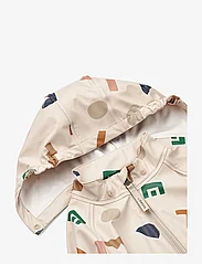 Liewood - Moby Printed Rainwear Set - drabužiai nuo lietaus - graphic alphabet / sandy - 4