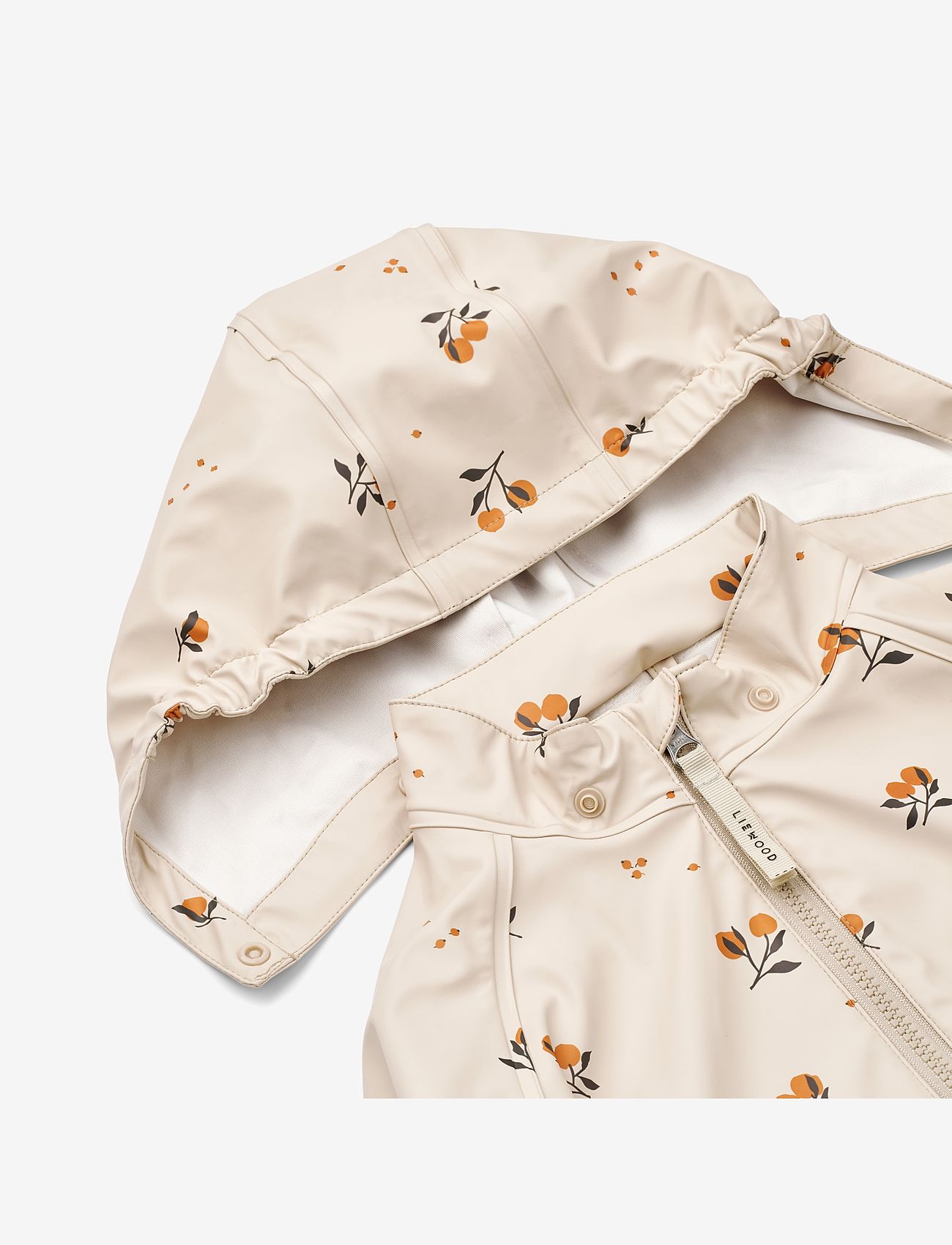 Liewood - Moby Printed Rainwear Set - peach / sandy - 4