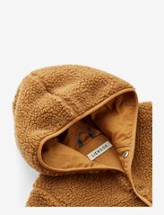 Liewood - Fraser Baby Pile Jumpsuit - fleece overall - golden caramel - 2