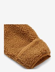 Liewood - Fraser Baby Pile Jumpsuit - fleece coveralls - golden caramel - 3