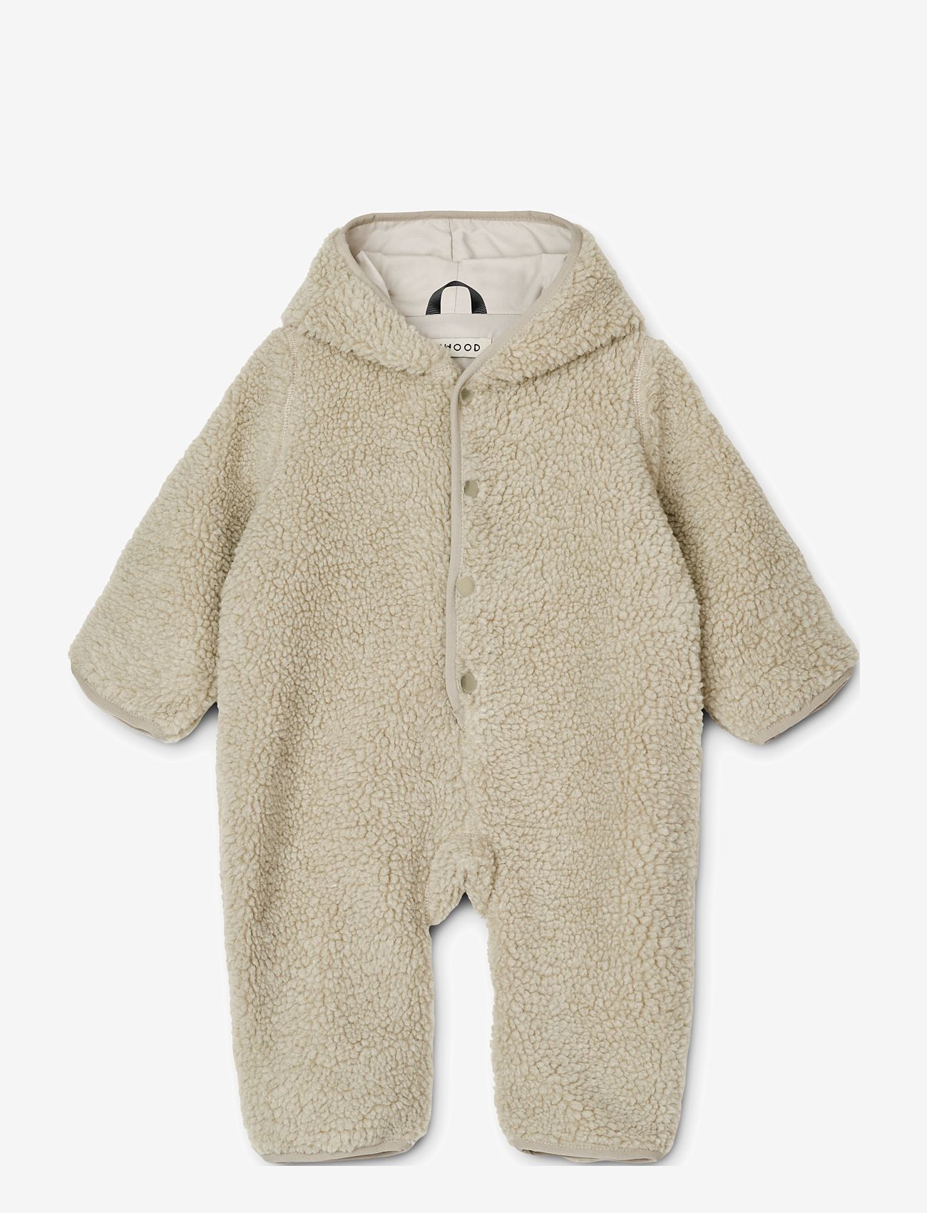 Liewood - Fraser Baby Pile Jumpsuit - fleece overalls - mist - 0