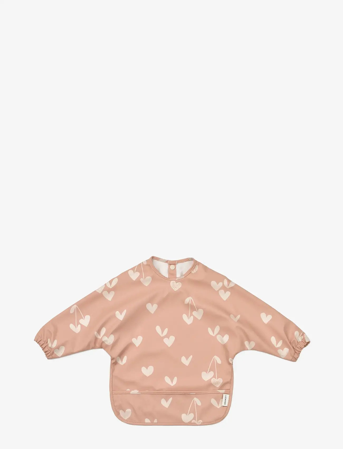 Liewood - Merle Printed Cape Bib - långärmad haklappar - sweethearts / pale tuscany - 0