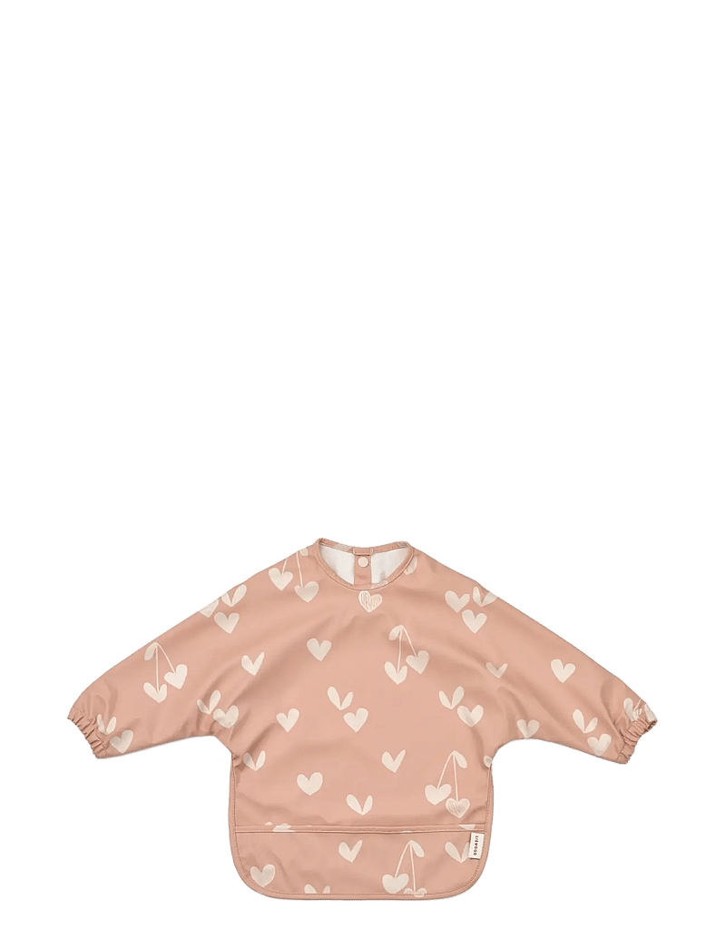 Liewood - Merle Printed Cape Bib - långärmad haklappar - sweethearts / pale tuscany - 0
