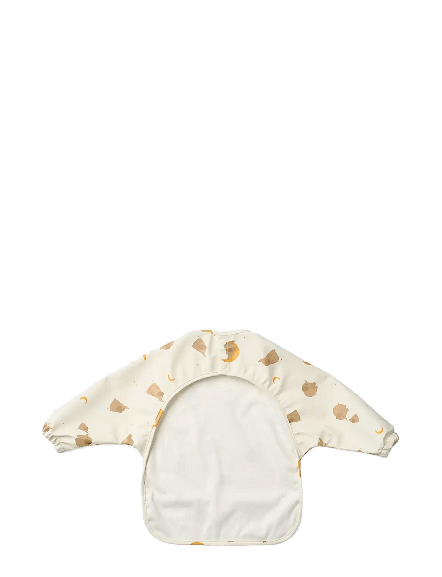 Liewood - Merle Printed Cape Bib - langarmlätzchen - elephant / creme de la creme - 1