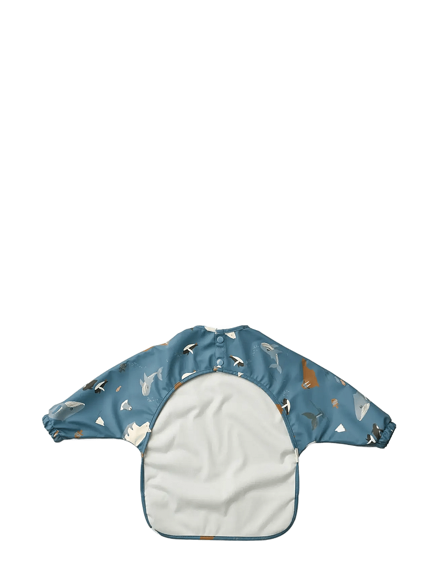 Liewood - Merle Printed Cape Bib - langarmlätzchen - arctic sea / ocean view - 1