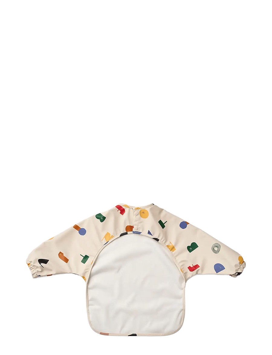 Liewood - Merle Printed Cape Bib - ilgų rankovių seilinukai - characters / sandy - 1