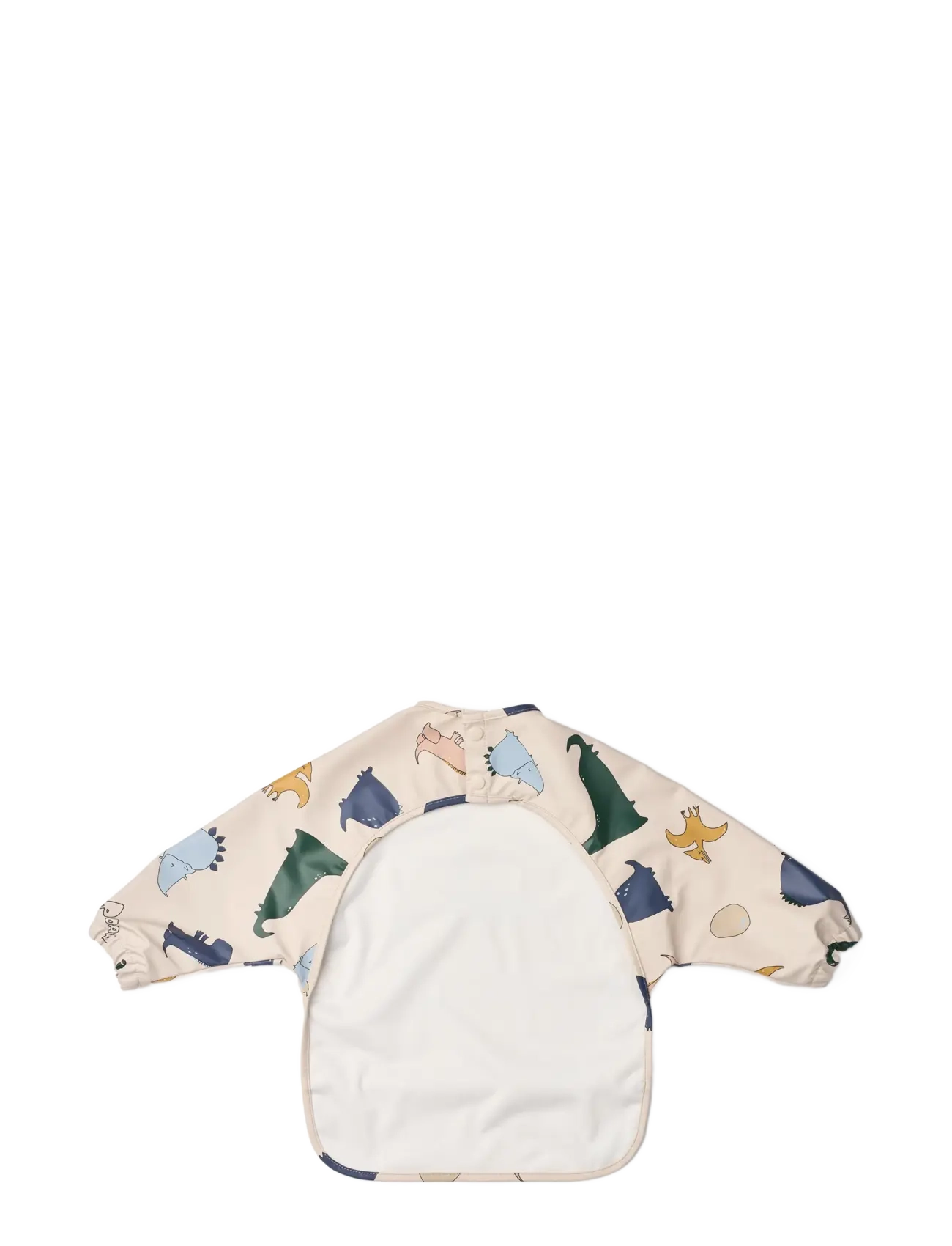 Liewood - Merle Printed Cape Bib - långärmad haklappar - dino roar / sandy - 1